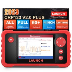 LAUNCH CRP123E 자동차진단기 런치진단 런치진단기 결함 스캐너 한글가능, CRP123 V2 0 Plus 다국어, 1개