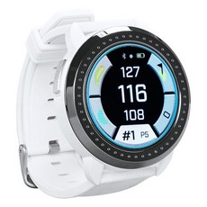 Bushnell Golf iON 엘리트 GPS 시계 - 컬러 터치스크린 경사 조절 야드 38 000개 이상의 코스 샷 트래커 USB‑C 마그네틱 충전기 블랙_17088, White_170882