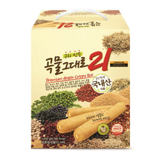 선물 세트 곡물그대로21 크리스피롤 과자, 1.1kg, 1개
