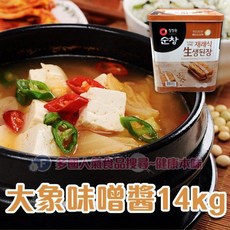 大象 (Chung Jung One) 韓國味噌醬 14公斤桶裝, 1個, 韓國大象味噌醬 14公斤桶裝