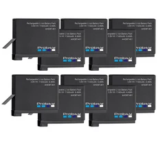 쿠쿠스토어 AHDBT-401 히어로 4 충전식 배터리 고프로 블랙 실버 액션 카메라, 05 10 Pcs Battery