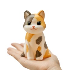 RADON DIY 멍냥이 컬러링 키트 강아지 고양이 색칠 반려동물 아트토이 피규어 만들기 집콕놀이 미술놀이 답례품, 코리안숏헤어, 1개