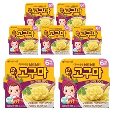 아이배냇 떠먹는 고구마 90G 7개, 군고구마