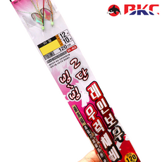 백경 빙빙 2단 우럭 바늘채비 BK-403 선상낚시 카드채비, 1개입, 10개