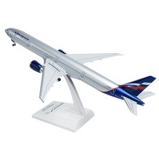 러시아 항공 보잉 777-300ER 여객기 다이캐스트 1:200, 37*33*14.5cm, 1개