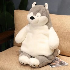 말랑 뱃살 토끼인형 대형 애착 인형 선물 귀여운, 1개, B. 중형 약 60cm