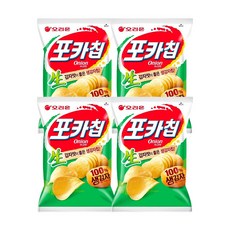 오리온 포카칩 어니언맛, 38g, 4개