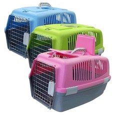 강아지 고양이 외출용 여행용 이동장 캐리어 컨넬 M, 블루M, 1개