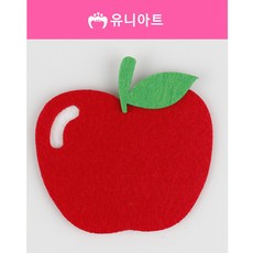 구니스토어 환경판 펠트 사과 5개입 유치원만들기 교회환경판 학교장식