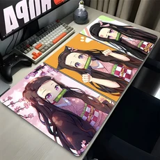 마우스 패드 게임용 카마도 네즈코 컴퓨터 책상 매트 사무실 키보드 카펫 애니메이션 PC 게이머 D-데몬 슬, 03 600x300x2mm, 01 ZZ2071(3)