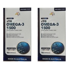 얼리버드 알티지 오메가3 1500 90캡슐 2개 (호주) early bird rTG Omega-3, 90정