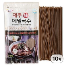 싸리재 NO밀가루 제주 메밀 100% [ 메밀국수 500g(건면) ] 메밀면 막국수 소바 냉면, 500g, 10개