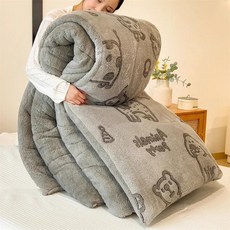만화 곰 슈퍼 겨울 담요 침대용 부드럽고 포근한 셰르파 플리스 이불 양면 플러시 가중