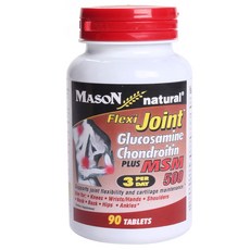 MASON natural MSM葡萄糖胺軟骨素錠, 1組, 90顆