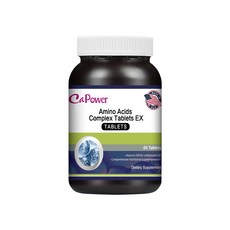 CaPower 胺基酸複合錠 EX 60錠 美國製造 綜合營養補充品, 1個, 60顆