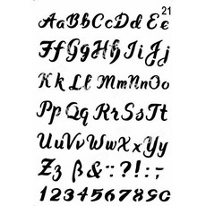 ST-B50-0075 型染版(Stencil) - 蝶古巴特diy-簍空模板-塗鴉模版-繪畫模版，輕鬆打造獨特風格, 1個, B50-0075