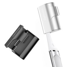 오피모스 알루미늄 합금 칫솔 헤드 커버 / 캡 프로텍터 케이스 여행용 대부분의 전동/수동 칫솔용 캡 2개, 2