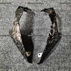 오토바이 액세서리에 적합 사이드 노즈 라이트 커버 트림 페어링 하이드로 딥, 3. Forging pattern, 기본