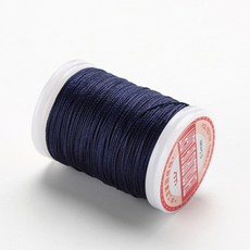 가죽 DIY 액세서리용 실 공예 재봉실 라운드 폴리에스터 코드 코팅 스트링 0 4mm 5mm 6mm, 0.4mm, 20-Blue, 1개
