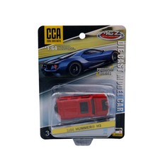 台灣出貨模型 CCA 1/64 雷克薩斯 合金車模 玩具車 汽車模型 收藏 耶誕節禮物 新年禮物, 24悍馬H3-紅色, 1個