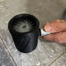 增壓花灑 洗弟神器 深層衝洗 創意男生專用 通用型, 1個, 黑色