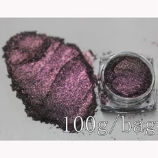 화장품 블랙베이스 어두운 색상 카멜레온 안료 다이아몬드 파우더 쉬머 루스 아이 섀도우 메이크업 네일 페, 68 C111     100g in bag