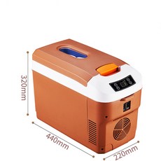 차량용 냉장고 소형차 겸용 12V-24V 전용 화물차 냉동고 항온탱크, 12L브라운, 12L브라운, 12L