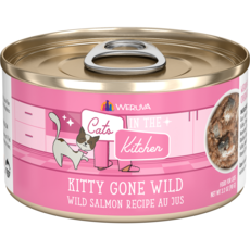 Weruva 凱特美廚 瘋狂野生貓罐頭, 90g, 24個, 鮭魚