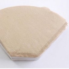 천연펄프 커피여과지 5-6인용 100매입 종이필터 커피거름망, 1개