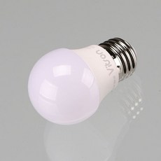 LED램프 LED인지구 G45 3W E26 KS인증, 전구색