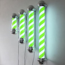 미용실 싸인볼 led 조명 사인볼 간판 헤어샵 레트로, 길이 65cm(주황색)