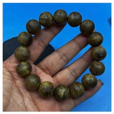 《泓潤》珍藏紫奇楠9分沉手珠，天然沉香木料，氣味沉穩，舒緩壓力，提升個人品味與魅力, 1個, 紫