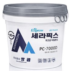 쌍곰 세라픽스 타일접착제 4kg, 1개