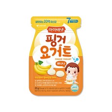 아이배냇 핑거요거트 4가지맛 아기과자/아이베넷 x 2, 아이배냇핑거요거트바나나, 20g, 1개