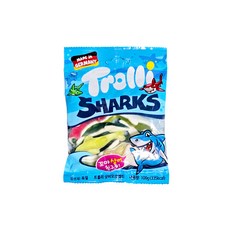 트롤리 상어모양 젤리, 100g, 10개