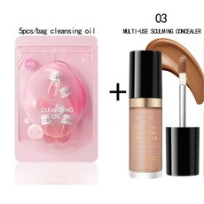 레이커레인 5색 방수 컨실러 매트 고커버리지 다크서클 컨트롤 오일 파운데이션, 3090303