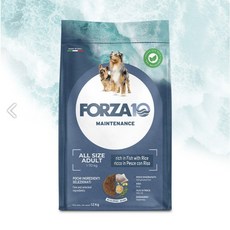 Forza10 芙爾莎 犬用單一蛋白低敏配方日常精選犬糧 狗飼料 低敏配方 成幼犬適用, 1個, 日常精選魚配方 全犬型成犬 2kg
