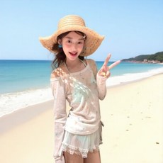 比基尼 新款比基尼泳衣女小胸性感純欲風掛脖小清新溫泉度假拍照絕美泳衣, 綠色比基尼量兩件,L