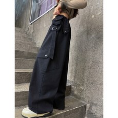 新款可愛童裝 女童長褲 女童黑色工裝褲春秋2025新款兒童洋氣時髦女大童直筒闊腿褲子秋季