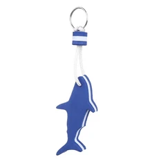 플로팅 코르크 볼 열쇠 고리 세일링 보트 플로트 부력 로프 나무 키 체인 카약, 04 7, 1개, 1. blue