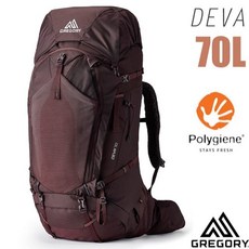 GREGORY DEVA 70L 女款登山背包 茄子色 142449