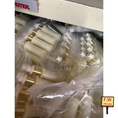 伸縮門止 折門 推拉門 下門止 伸縮導輪, 1個, 白色