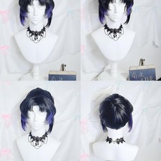 鬼滅之刃 蝴蝶忍 Cosplay 假髮 成品, 商品拍這個, 1個