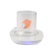 多功能恆溫保溫器，咖啡牛奶加熱器，桌面暖杯墊，簡約時尚設計, 白色, 1個