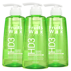 후르츠왁스 에센스 헤어젤 / 네추럴한 세팅력, 3개, 500ml