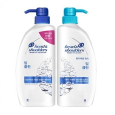 헤드앤숄더 샴푸 린스 딥클린 두피 2종택1, 린스 850ml 딥클린