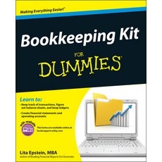 (영문도서) Bookkeeping Kit For Dummies [With CDROM] Paperback, English, 9781118116456