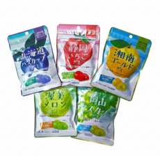 나만플레이스 일본 젤리 카네카 과일 쥬레 젤리 5종세트, 1세트, 40g