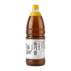 [금방아] 진하고 향이 고소한 대용량 100% 통들깨 들기름, 1개, 1.8L