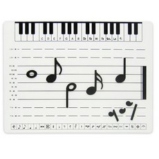 愛樂城堡 音樂教具 磁性白板 拼圖磁鐵組, 1套, 教學拼圖磁鐵(無磁性白版)